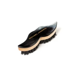 Abbeyhorn X Mj - Small Beard Brush Made Of Ox Horn