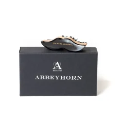Abbeyhorn X Mj - Small Beard Brush Made Of Ox Horn