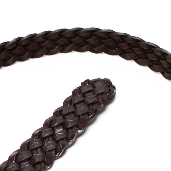 Alligator Leather "Luxury Mesh" Belt - Handmade