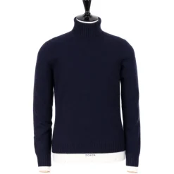 Alta Badia Turtleneck Sweater Made Of Pure Duvet Cashmere
