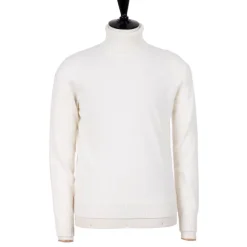 Alta Badia Turtleneck Sweater Made Of Pure Duvet Cashmere