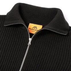Andersen-Andersen X Mj: Cardigan "Full-Zip Jacket" Made Of Pure Merino