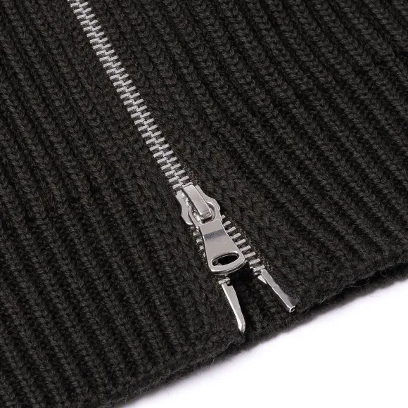 Andersen-Andersen X Mj: Cardigan "Full-Zip Jacket" Made Of Pure Merino