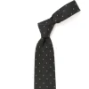 Archivio Storico: Silk And Wool Tie "Quadri Jacquard" - Handrolled