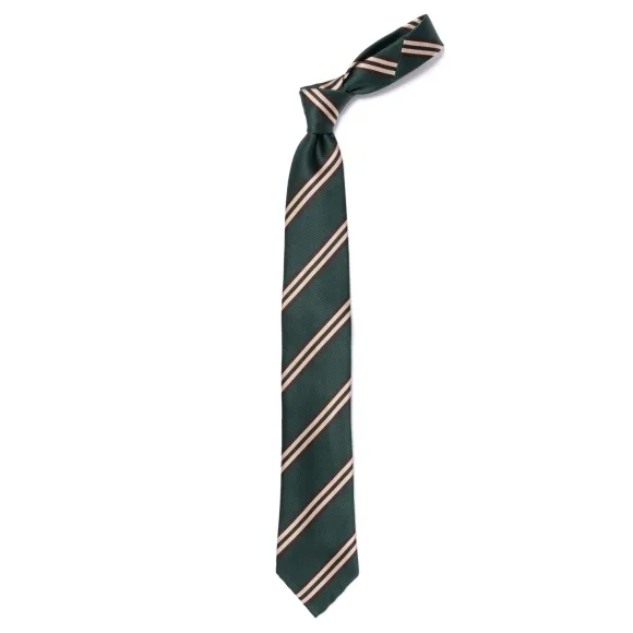 Archivio Storico: Tie "Reggimento Verde" Pure Silk - Hand Rolled