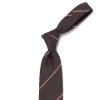 Archivio Storico: Tie "Striscia Di Shantung" In Pure Silk - Handrolled