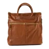 Bag "Messenger" Made Of Grained Calfskin - Handcrafted