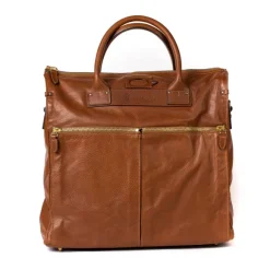 Bag "Messenger" Made Of Grained Calfskin - Handcrafted