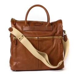 Bag "Messenger" Made Of Grained Calfskin - Handcrafted