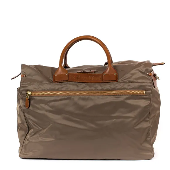 Bag "Training Ii" Made Of Felisi Nylon And Saddle Leather - Purely Han