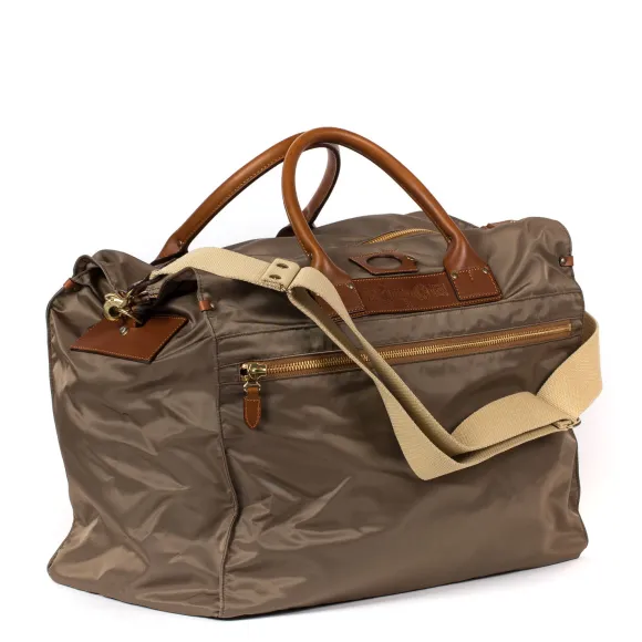 Bag "Training Ii" Made Of Felisi Nylon And Saddle Leather - Purely Han