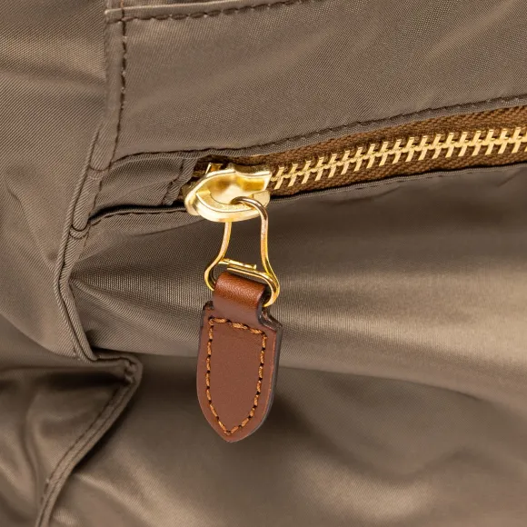 Bag "Training I" Made Of Felisi-Nylon And Saddle Leather - Handcrafted