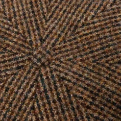 Balloon Cap "Tremelo" From British Harris Tweed - Handmade For Gentlem