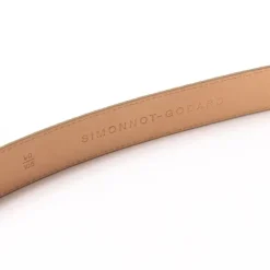 Belt Made Of Original "Suede Skin" Calfskin - Handcrafted