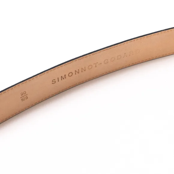 Belt Made Of Original "Suede-Skin" Calfskin - Handcrafted