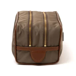 Big Toilet Bag "Luxury Beauty" Made Of Felisi-Nylon And Saddle Leather