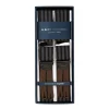 Black And Grey Striped Braces To Button