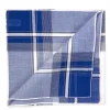 Blue Handkerchief "Positano" Made From Pure Cotton