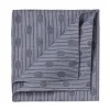 Blue Patterned Cotton Pocket Square