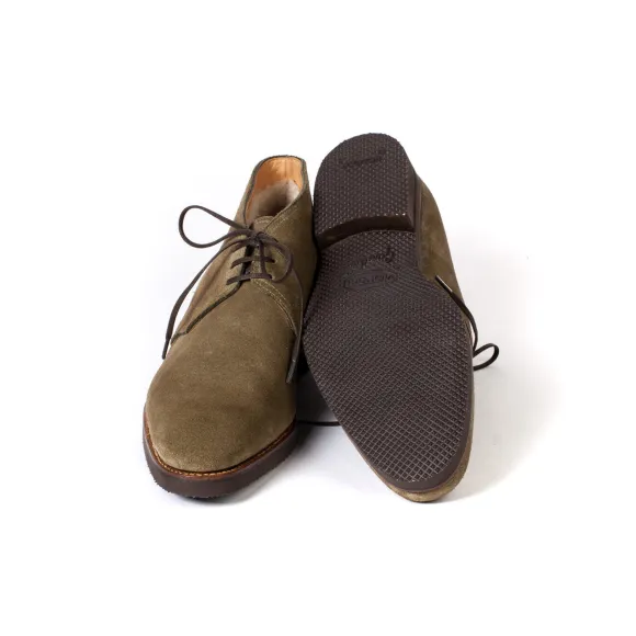 Boote "Chukka" With Lambskin Lining Made Of Suede