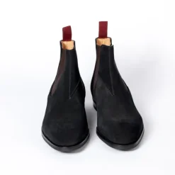 Bootee "Chelsea" Made Of Black Calfskin