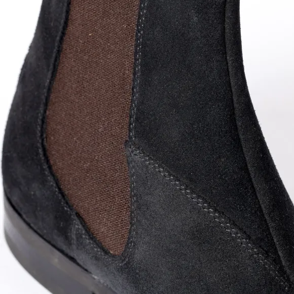 Bootee "Chelsea" Made Of Black Calfskin