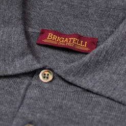 Brigatelli Dal 1922 Per Michael Jondral: Knitted Polo Made Of Finest M