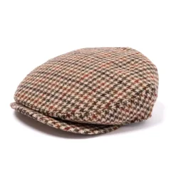 British Harris Tweed Cap "Turnberry" - Handmade For Gentlemen