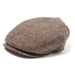 British Homespun Tweed Cap "Turnberry" - Handmade For Gentlemen