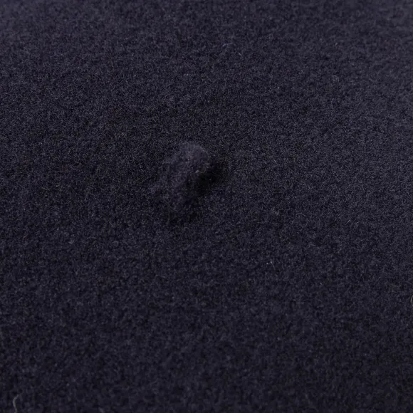 British Wool Felt Cap "Bask Beret" - Handmade