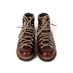 Brown Boot "Avoriaz" Made Of Waxed Calf Leather