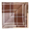 Brown Handkerchief "Arlequin" Made Of Pure Cotton