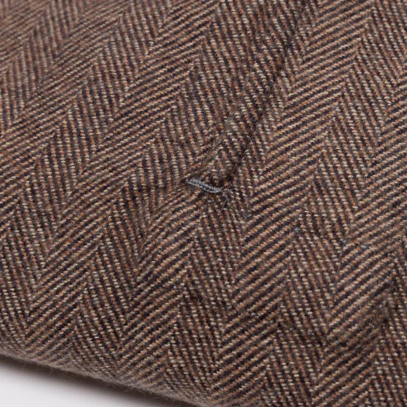 Brown Polo Shirt "Mastroianni" Made Of Pure Cotton - Handmad