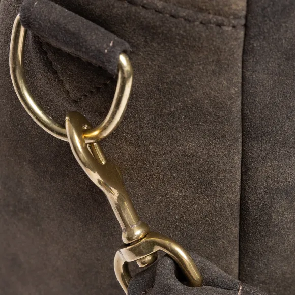 Business Bag "Vienna" Brown Goat Leather - Handmade