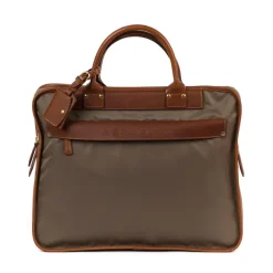 Business-Tasche "Carry On" Aus Felisi-Nylon Und Sattelleder - Handarbe