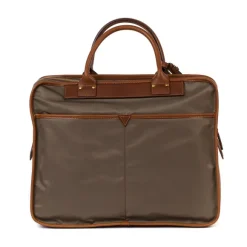 Business-Tasche "Carry On" Aus Felisi-Nylon Und Sattelleder - Handarbe