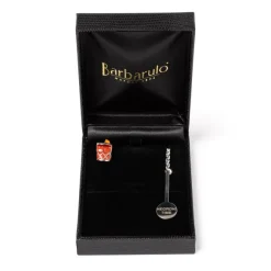 Buttonhole Necklace "Negroni" In Sterling Silver - Handmade