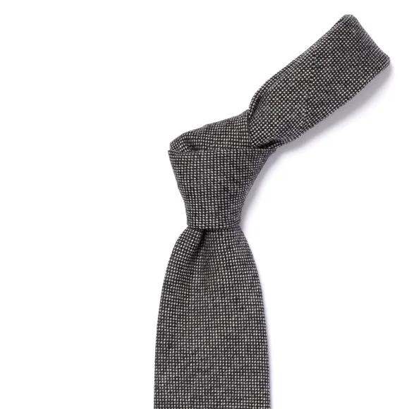 Ca Archivio Storico: Tie "Capocchia Di Spillo" In Pure Wool - Handroll
