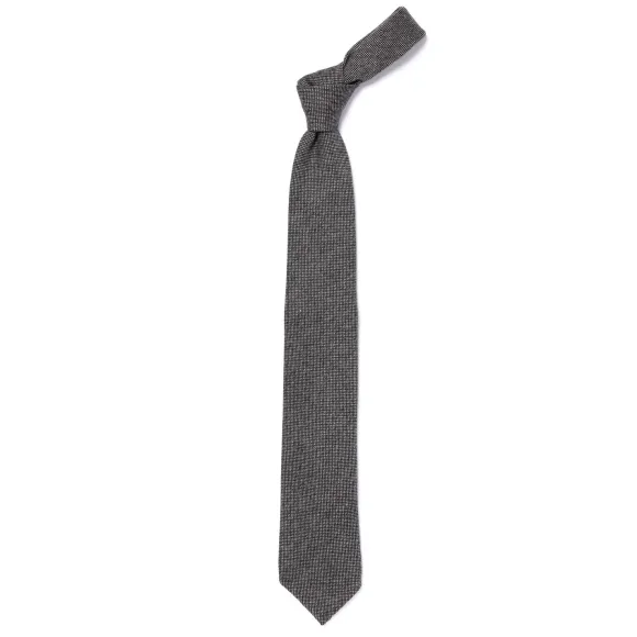 Ca Archivio Storico: Tie "Capocchia Di Spillo" In Pure Wool - Handroll