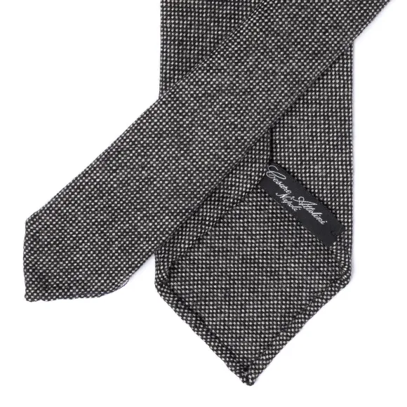 Ca Archivio Storico: Tie "Capocchia Di Spillo" In Pure Wool - Handroll