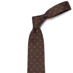 Ca Archivio Storico: Tie "Fiori Florentini" Pure Silk - Handrolled