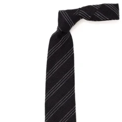 Ca Archivio Storico: Tie "Garza D'Autunno" In Wool And Silk - Handroll