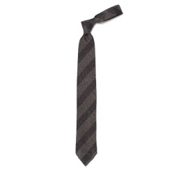 Ca Archivio Storico: Tie "Garza Morbido" In Wool And Silk - Hand Rolle