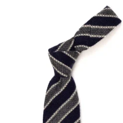 Ca Archivio Storico: Tie "Garza D'Autunno" In Wool And Silk - Handroll