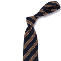 Ca Archivio Storico: Tie "Lusso Inglese" In Pure Cashmere - Handrolled