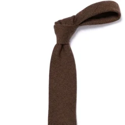 Ca Archivio Storico: Tie "Millerighe" In Cashmere And Wool - Handrolle
