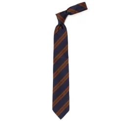 Ca Archivio Storico: Tie "Nuova Universita" In Pure Silk - Hand Rolled