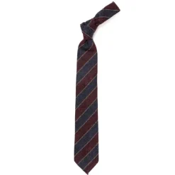 Ca Archivio Storico: Tie "Nuova Universita" In Wool And Silk - Handrol
