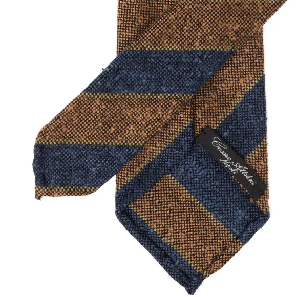 Ca Archivio Storico: Tie "Nuova Universita" In Wool And Silk - Handrol