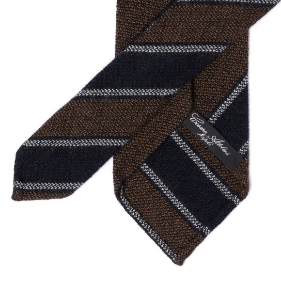 Ca Archivio Storico: Tie "Nuovo Reggimento" In Pure Cashmere - Handrol